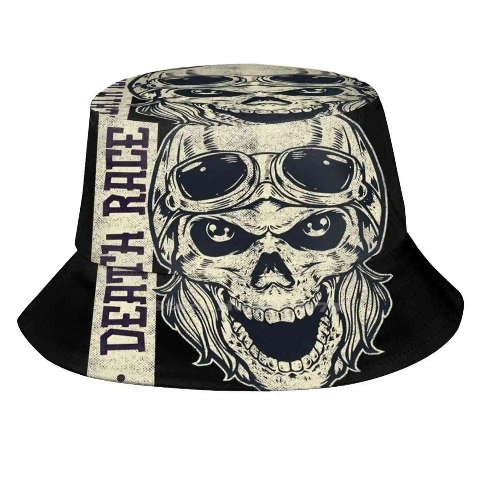 Death Ride Berretto Estivo Unisex Cappello Con Protezione Solare Death Stranding Skeletor Biker Bikie Bike Moto Casco Da Moto Ride