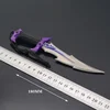Valorant Weapon 18cm New Melee Reaver Knife Metal Reaver Collection Not Sharpened Game Peripheral Samurai Model Keychain Kid Toy 5