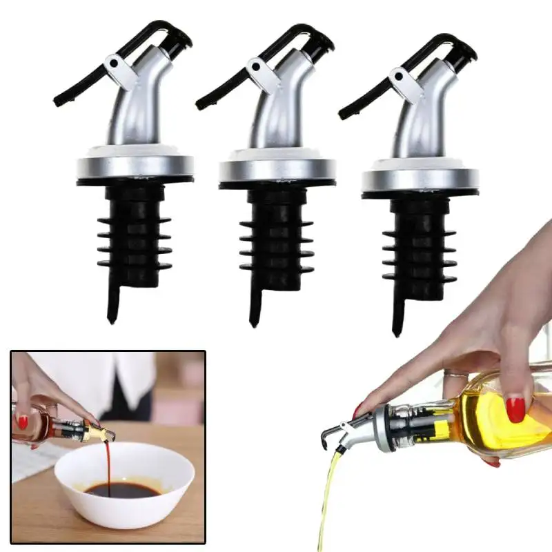 1/2/3pcs Wine Stopper Leakproof Oil Bottle Stopper Cap Wine Dispenser