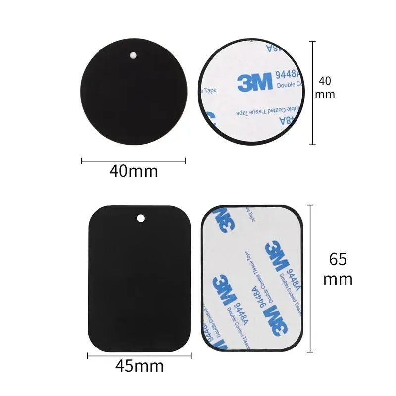 Universal Metal Plate and Metal Ring Mobile Phone Popsocket Accessories Suitable for Magnetic Phone Stands and Car Phone Holder 4