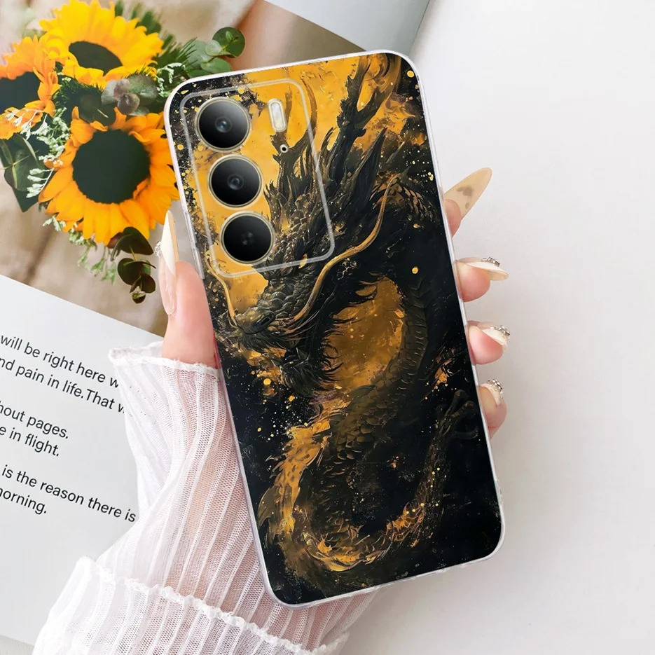 Dragon Tiger Painted Soft Slim Phone Case - Cool Design Cover