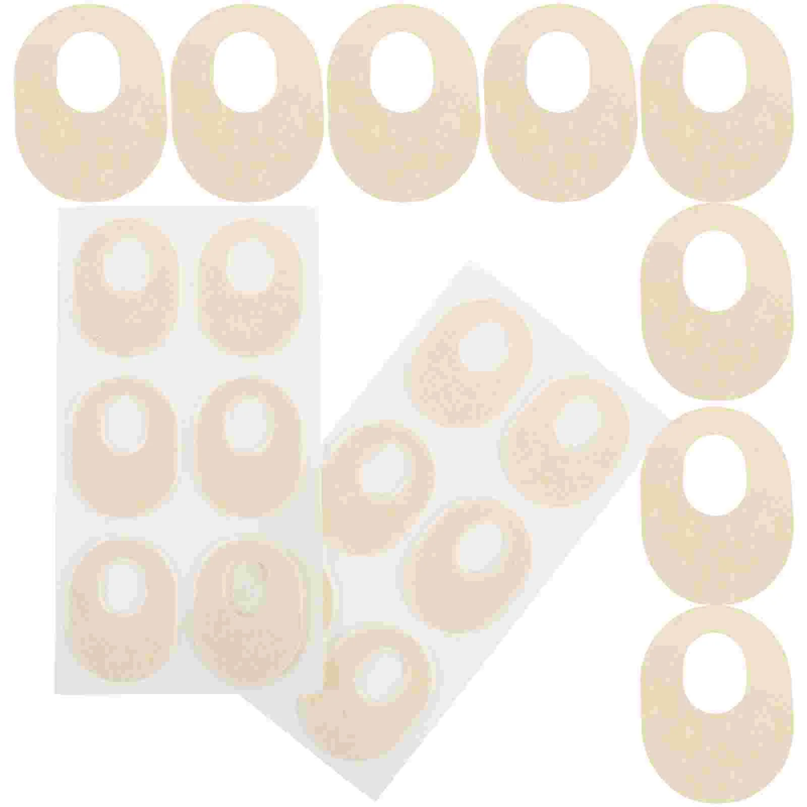 

10 Sheets Foot Care Pads Adhesive Callus Cushions Protector Feet Pain Relief Compact Corn Felt Pressure Reduction