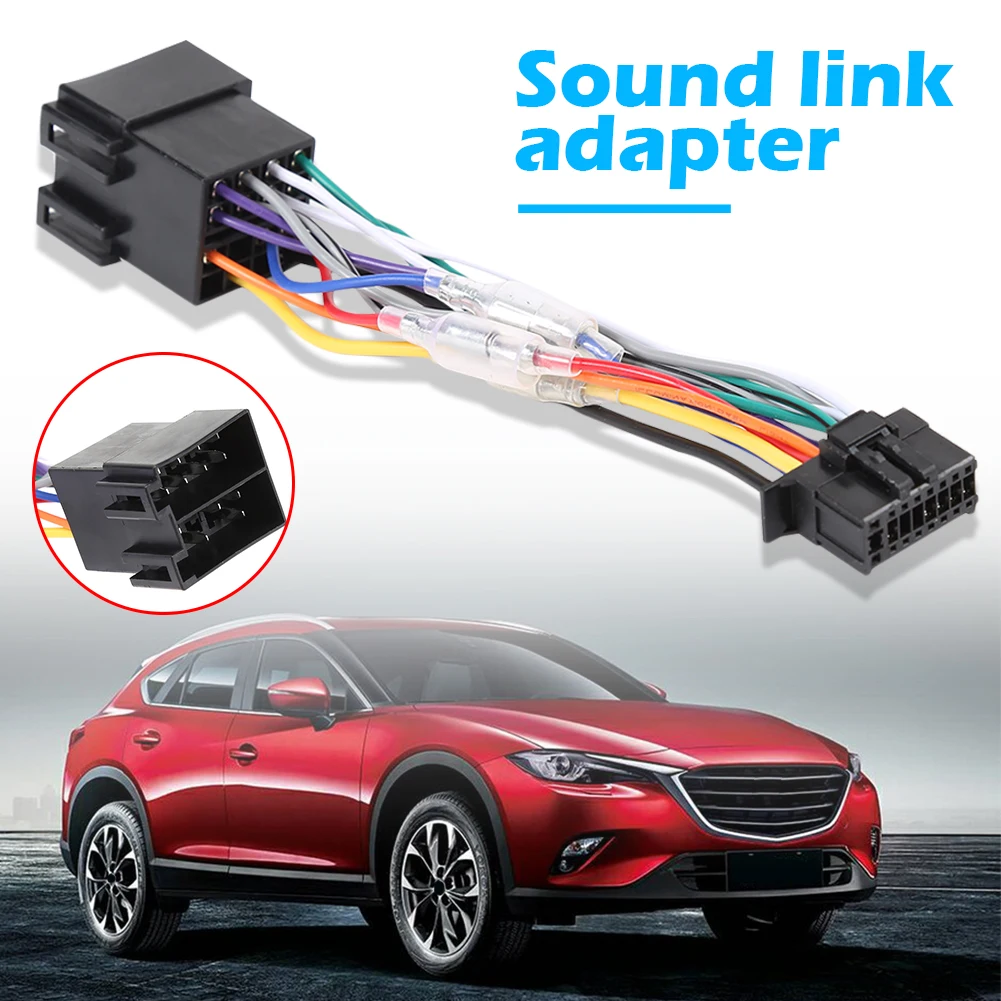ABS Car Stereo Radio ISO Wiring Harness Connector