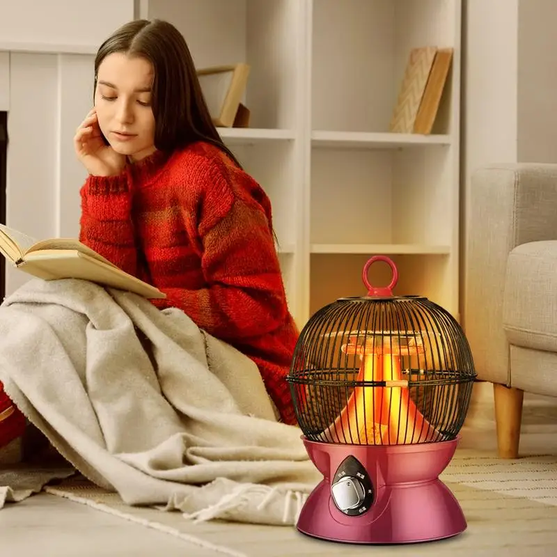 Small Desk Heater Quiet Portable Electric Personal Heater For Offices Small Electric Desk Fan Room Fast Heating