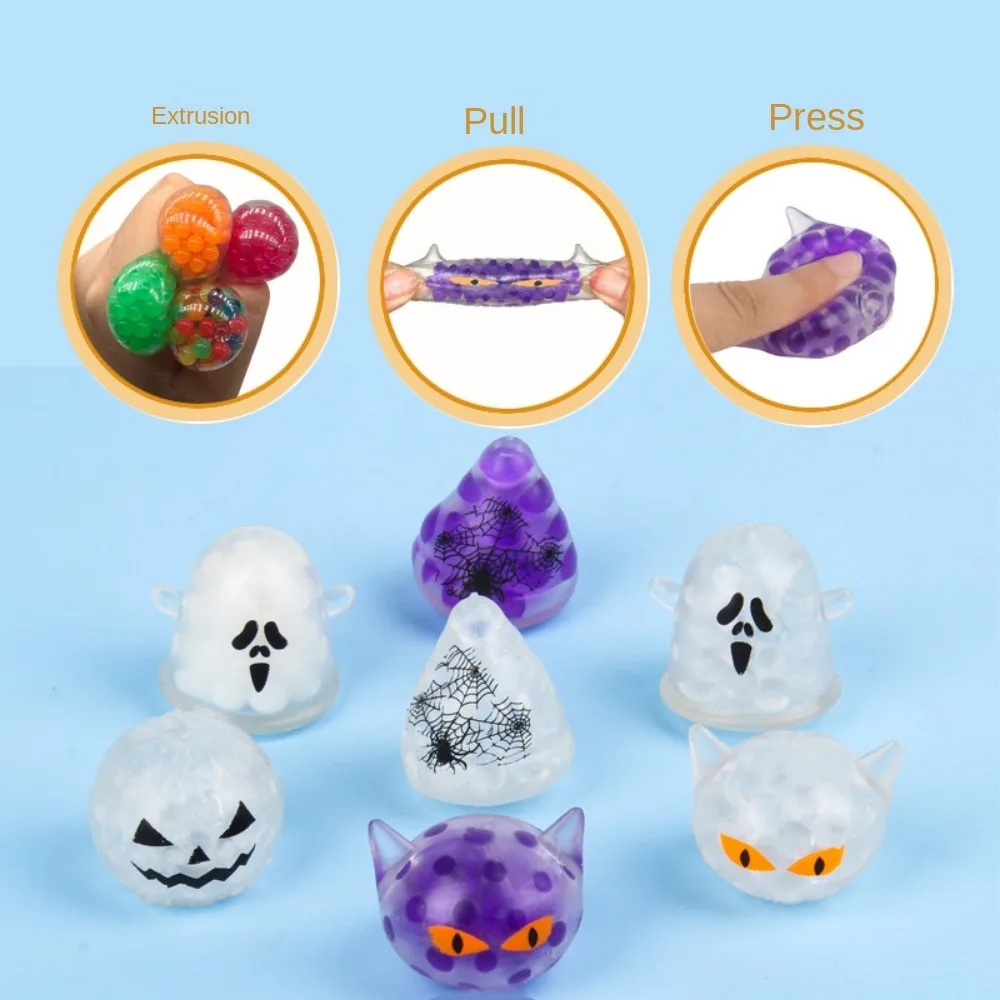 6/12 pcs Spaß Halloween Perle Ball Prise Spaß Kinder Geburtstags feier Geschenk Halloween Geschenk Dekoration Schule Kindergarten Belohnung – Detail 5