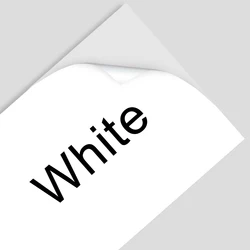 White Label Tape Cartridge for Epson Label Printer (Various Widths Available) (Black on White)