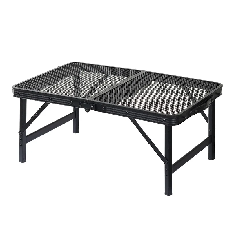 Folding Table Outdoor Camping Supplies Portable Iron Net Aluminum Alloy Picnic Barbecue Coffee Garden Table
