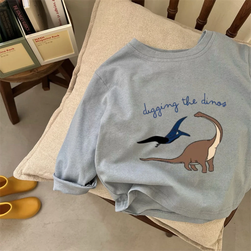 Kids Long Sleeve T-shirts for Spring and Autumn