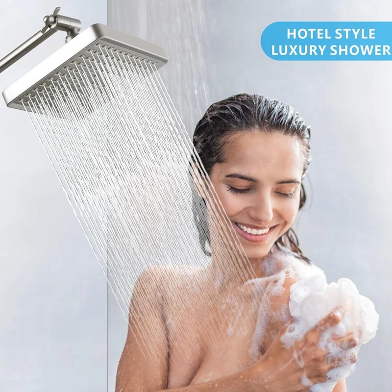 Pressure Rain Shower Head . The Adjustable Replacement For Your Bathroom Showerhead 2