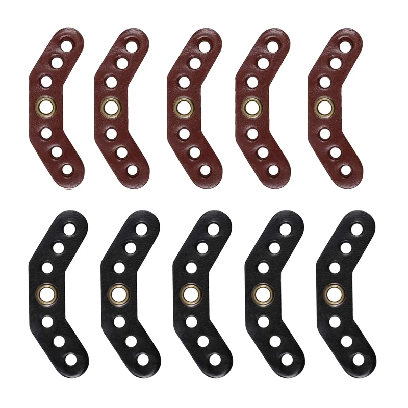 

yunyun 5Pcs/set Bow Sling Strap Leather Yoke Bracket Mount for Compound Bow Wrist Sling
