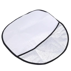 Premium Double Thick Foldable Sun Shade Cover - Silver Anti - UV Protection (Silver)
