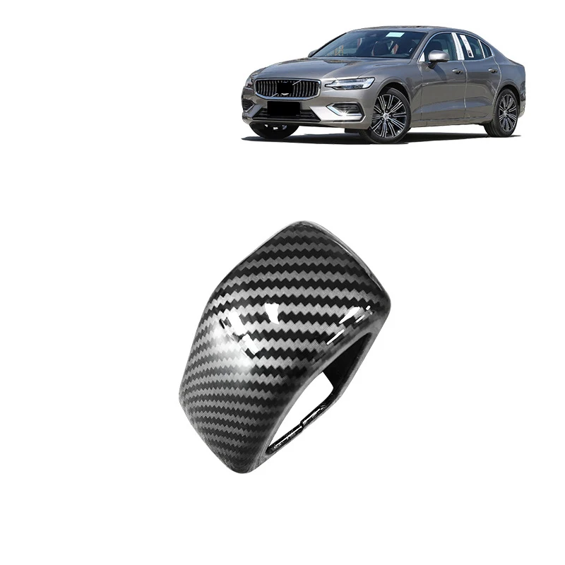 Carbon Fiber Gear Shift Knob Cover For Volvo XC40 XC60 XC90