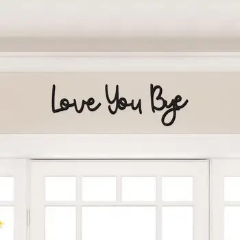“Love You Bye” Wood Sign 1