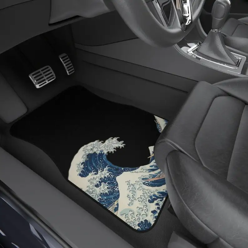 Jdm Japanese Wave Car Floor Mat (4 Piece Set) Floor Mats AliExpress