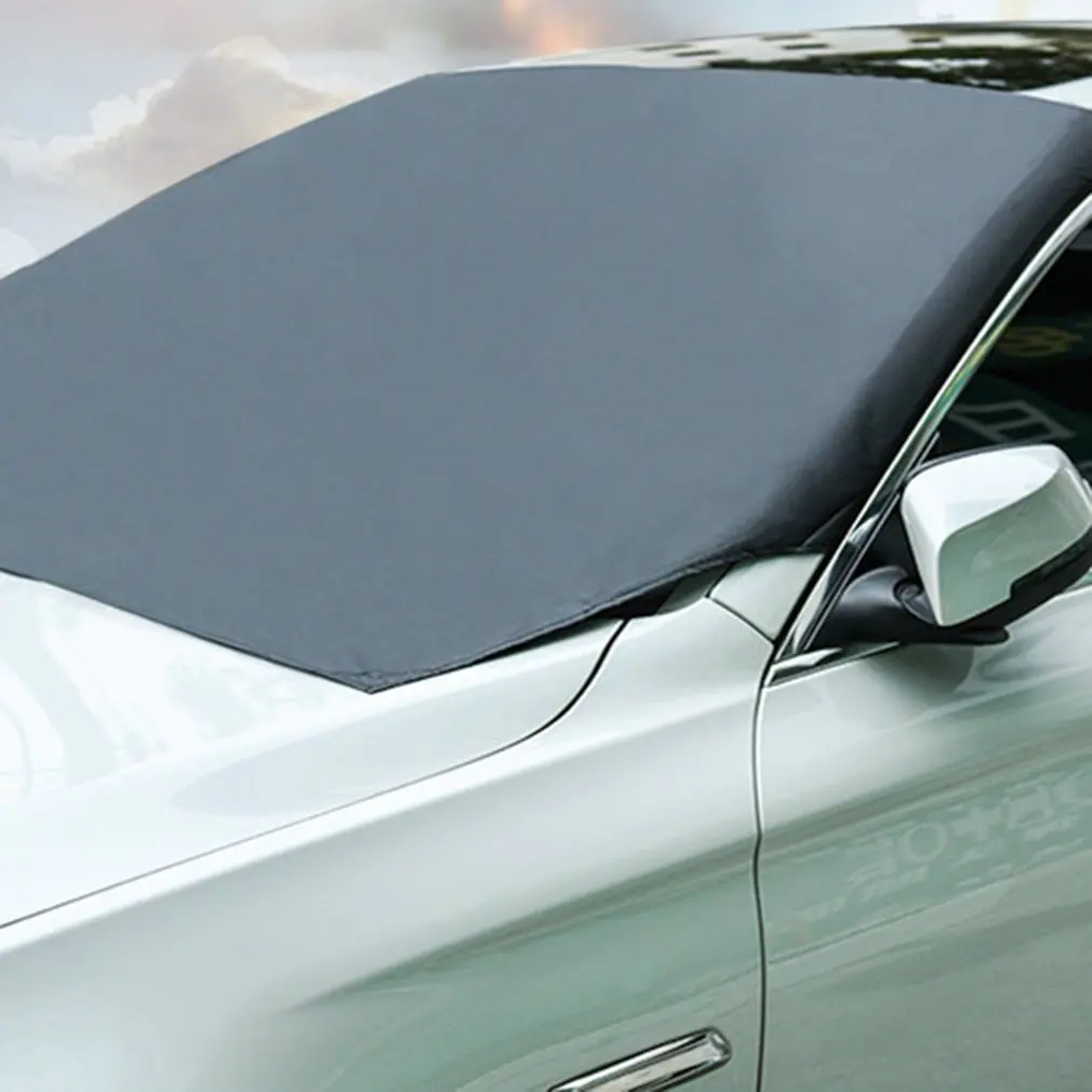 Cheap Car Windshield Snow Cover Oxford Cloth Sun Frost Freeze