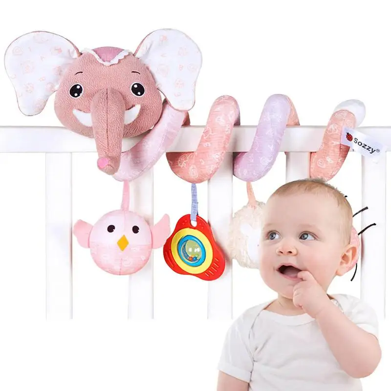 

Подвесная спиральная погремушка для детей 0-3 лет
