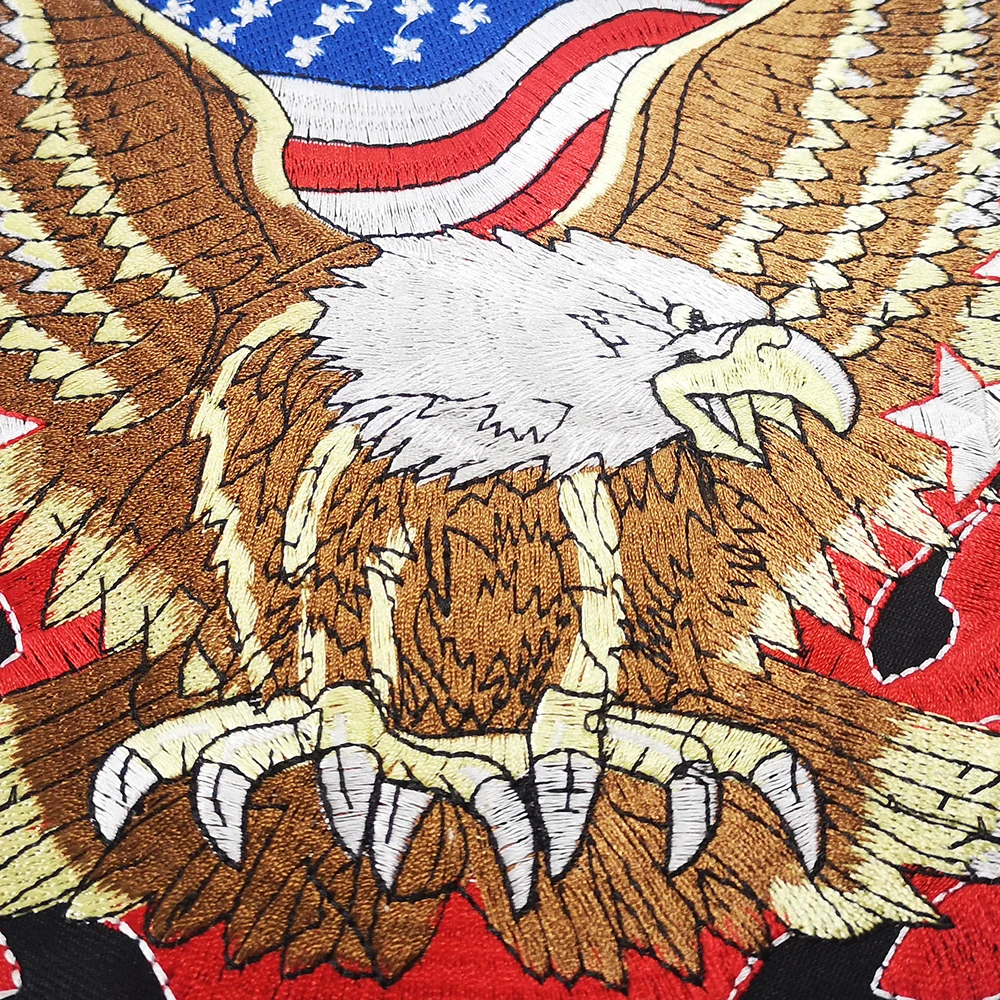 Eagle With USA Flag Patch