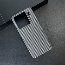 Sleek Carbon Fiber Protective Back Cover for Mi 12 (Gray)
