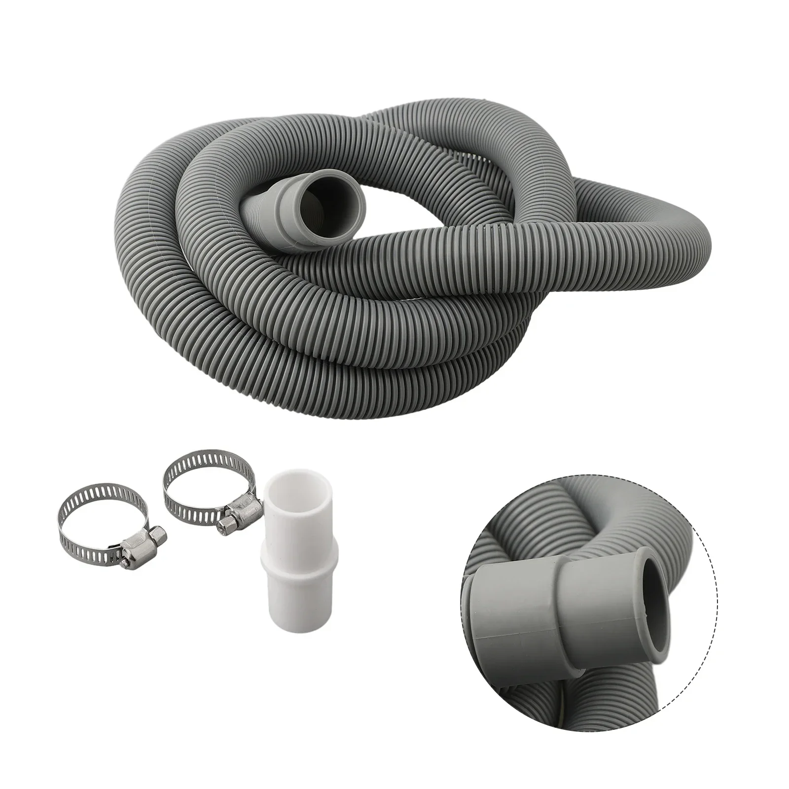 70/150/200cm Drain Pipe Washing Machine Dishwasher Drain Waste Hose Extension Pipe Home Improvement Wash Machine Accesories