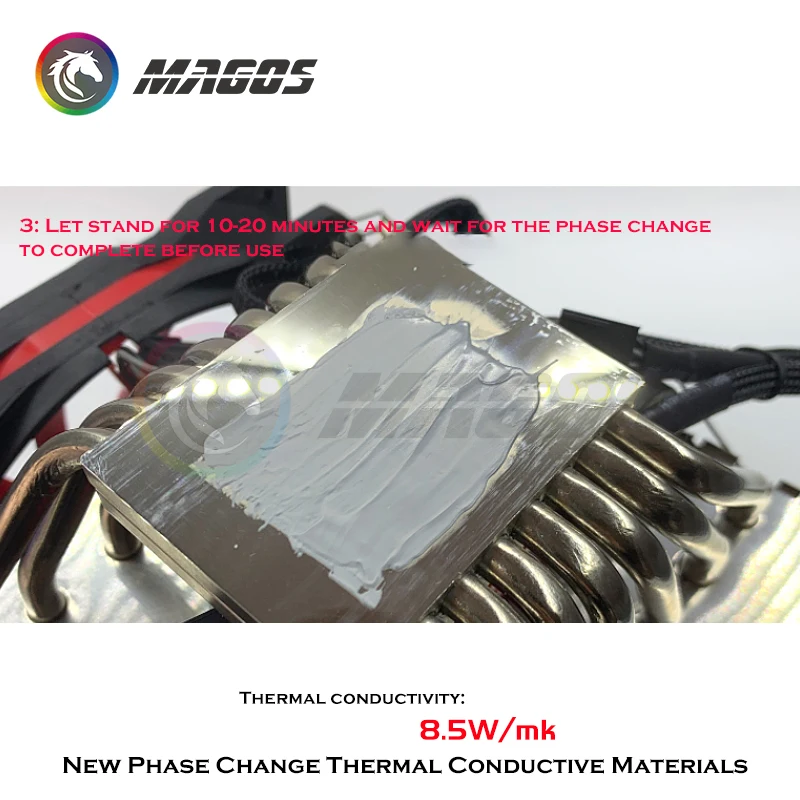 Honeywell-colar Graxa Térmica Silicone Placa Gráfica Cpu Notebook Computador Refrigeração Mudança de Fase Condutora Ptm7950sp - Imagem 5
