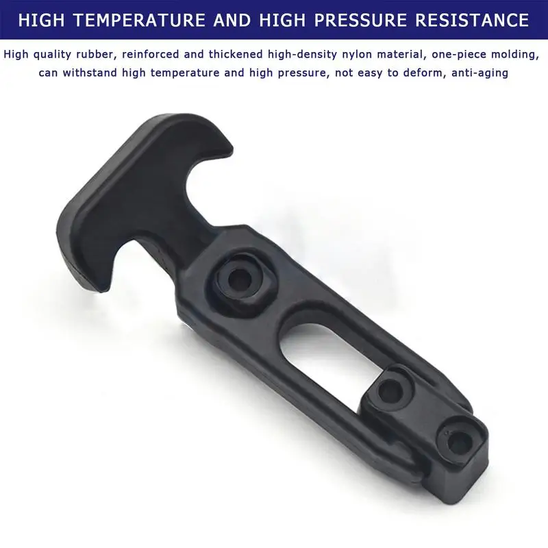 Rubber Hood Latch Elastic T-Handle Hood Catch Cooler Latches Flexible Safety Locks Multi-Purpose Draw Latches With Brackets For