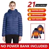 Four-control 21-zone constant temperature electric cotton-padded jacket for men in winter with USB chargingwarm and heated hood 1