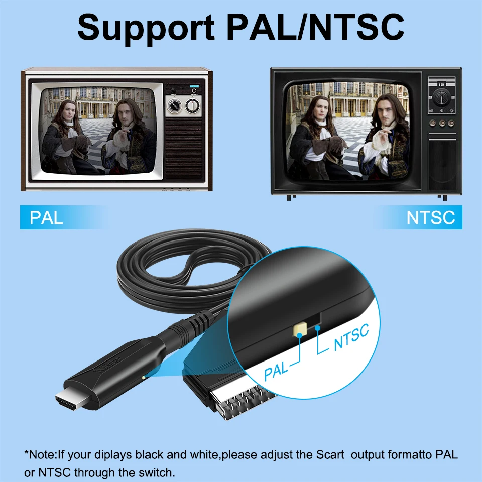 1080P HDMI to SCART   ȯ  USB  ִ̺ HDTV DVD Sky Box STB  Scart ¿ HDMI Է