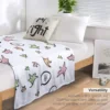 heartstopper Netflix nick Charlie Throw Blanket Blanket For Decorative Sofa anime Sofa Quilt Furry Blanket 5
