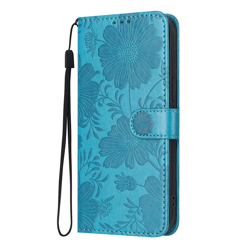 Elegant Leather Wallet Phone Case with Card Storage