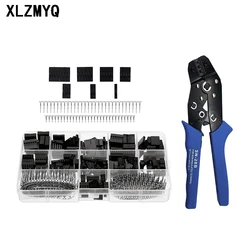 620 pcs DuPont 2.54mm Pitch SM Pin and SN-28B Crimp 1 2 3 4 5 6 Pin Connector Male Female Crimp Terminal DIY Electronic Kits
