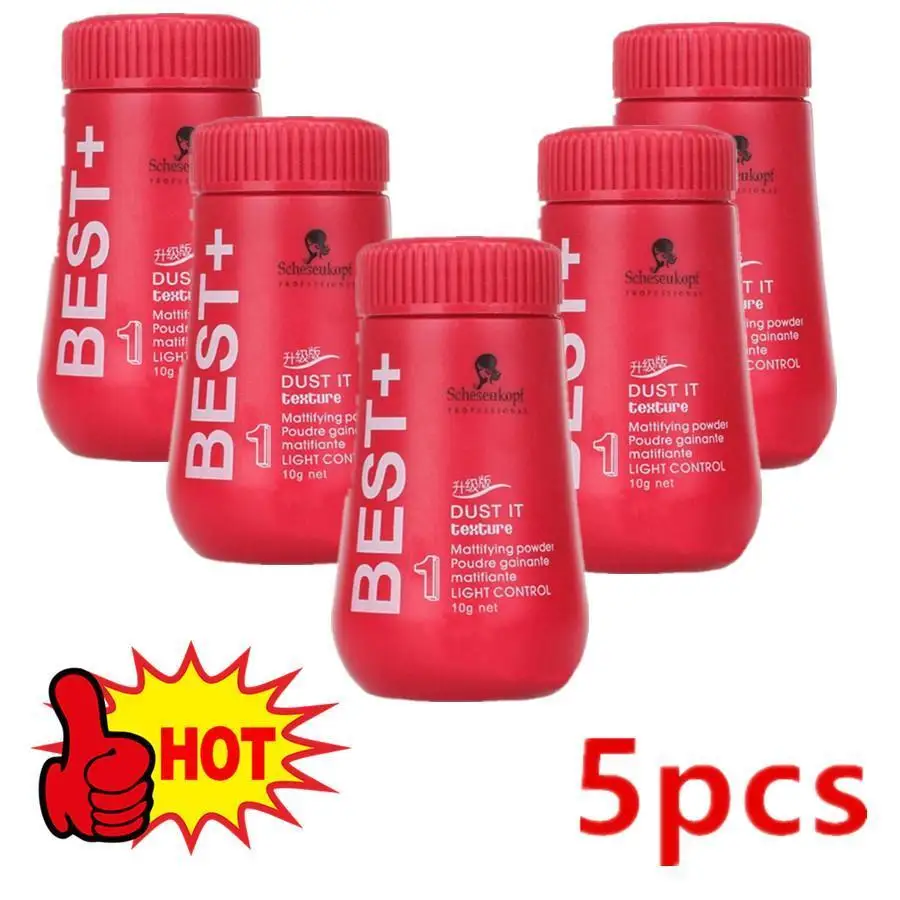 Mattifying Powder Increases Hair Volume Captures Haircut Unisex Modeling Styling Fluffy Hair Powder Absorb Grease 5pcs