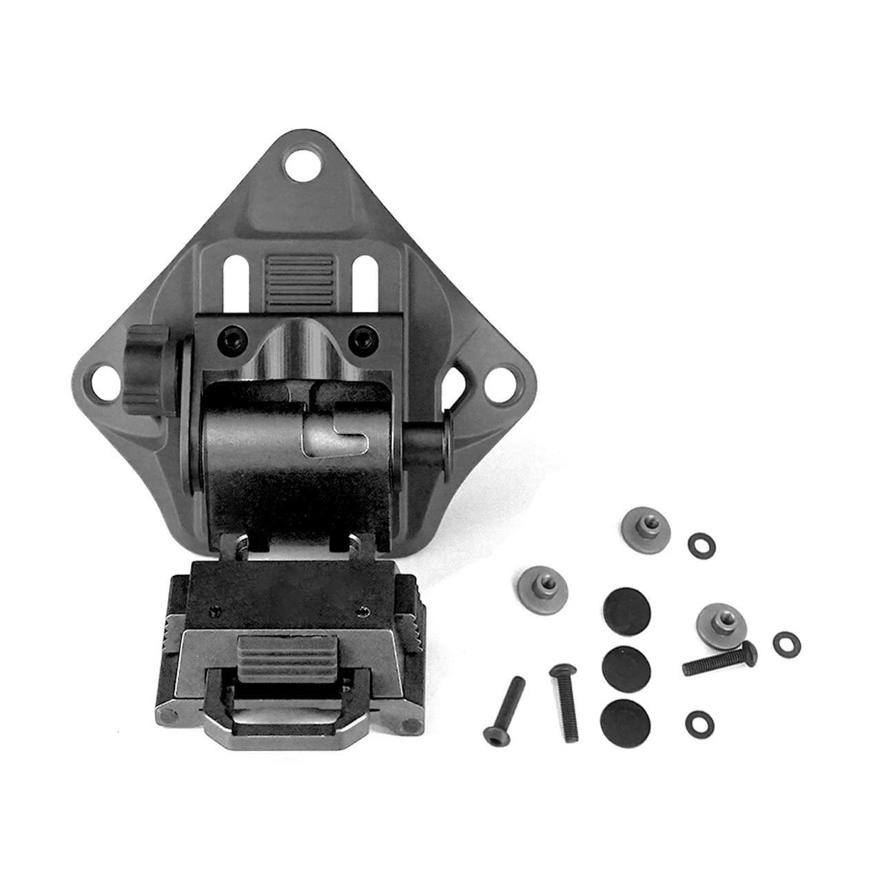 전술 고품질 금속 CNC 헬멧, NVG 마운트, G19 헬멧 액세서리, 블랙 컬러, L4G19