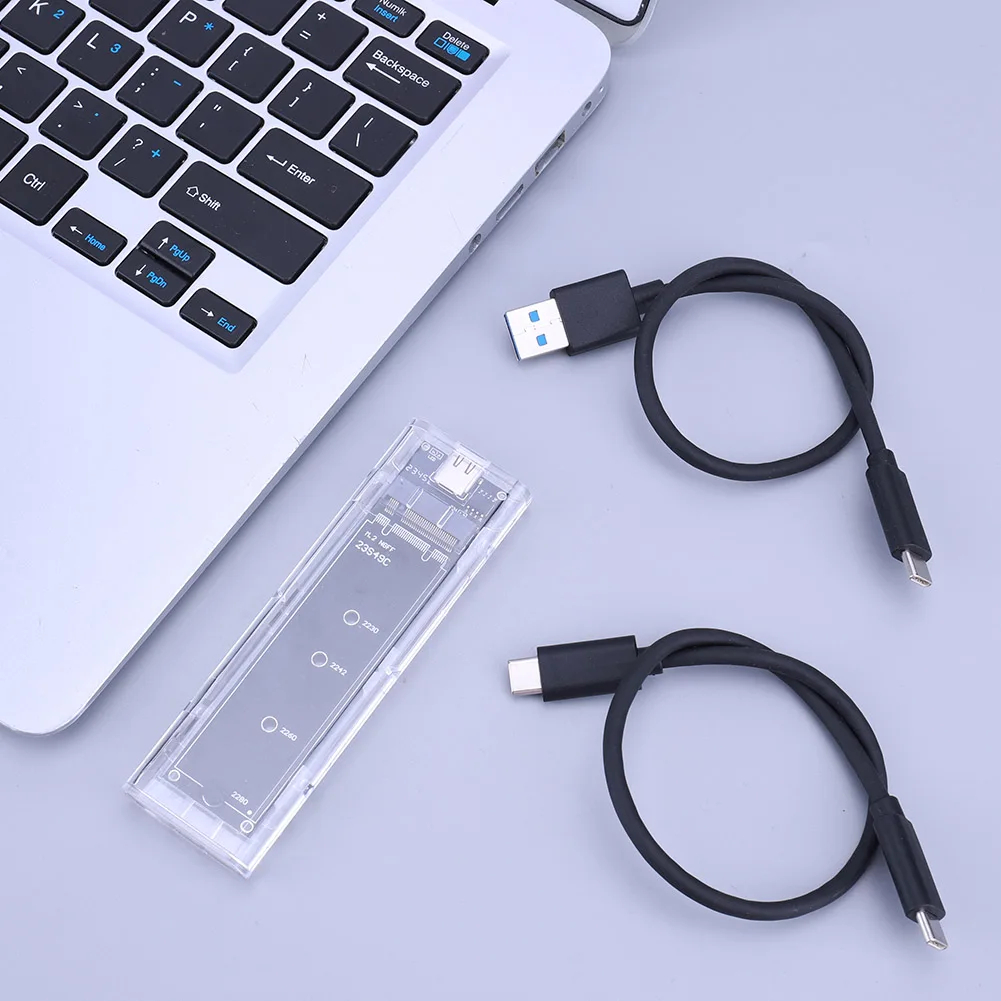 M.2 NGFF SATA  SSD ܺ Ŭ, USB 3.1 C Ÿ, 10Gbps ϵ ũ ̽, 22230, 2242, 2260, 2280mm SSD  ʿ 