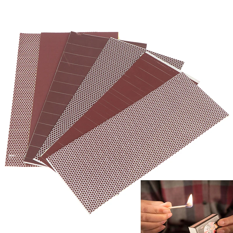 

1pcs Matchstick Striker Sticker Adhesive Matches Skin Flame Paper Phosphorus Sheet Match Striker Paper DIY Candle Accessories