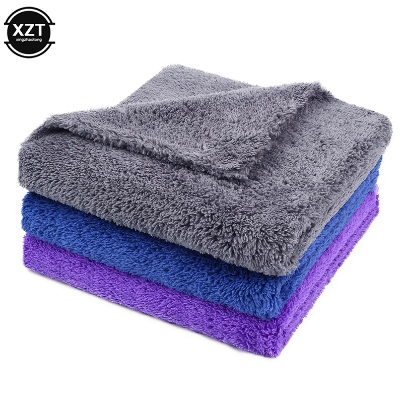 Car Wash Microfiber Towel Car Cleaning Cloth Detailing Super Absorbent Care Cloth Soft Edgeless Drying Towels 40X40CM microfiber towel microfiber cleaning cloths microfiber car towel microfiber washing towel car washing towel car drying towel