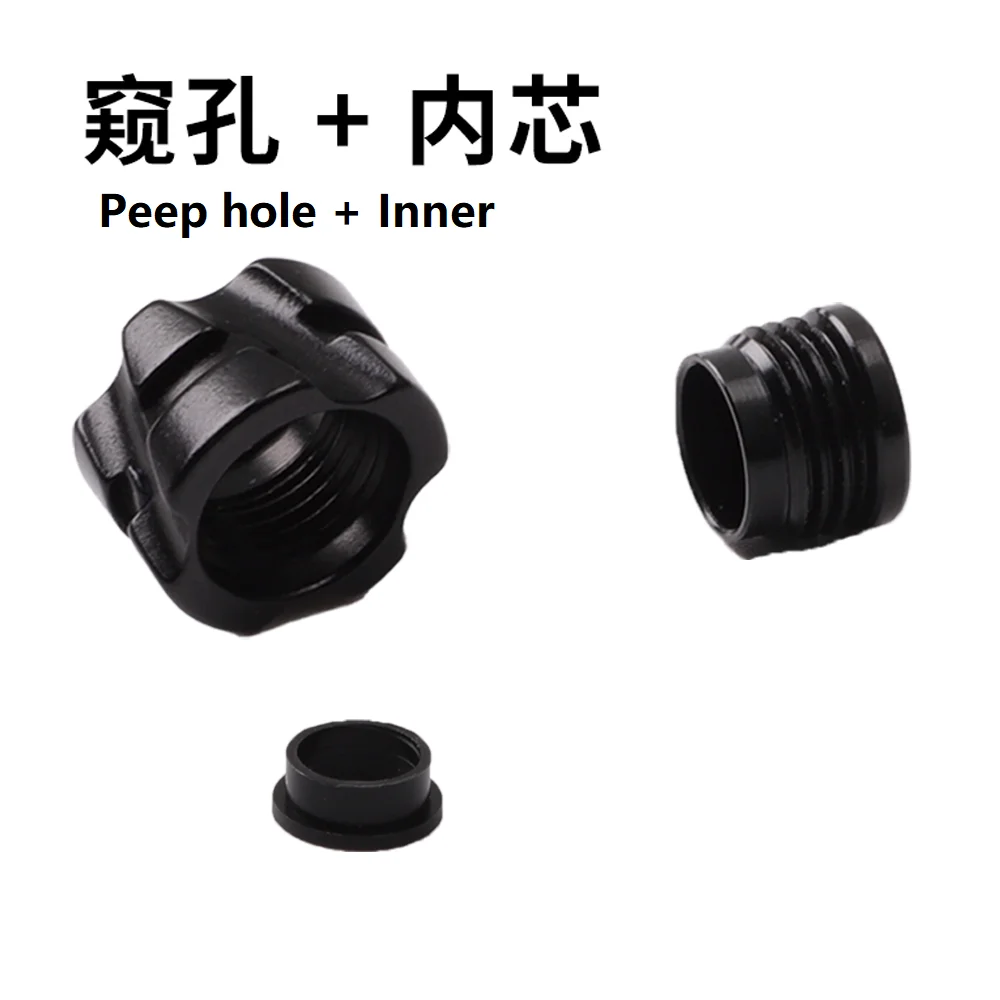 Bogenschießen Verbindung Bogen 37/45 grad Peep Anblick loch Blende 5,9mm Innen Kern Klärer Objektiv 4X/6X/8X Jagd Schießen Zubehör – Detail 8