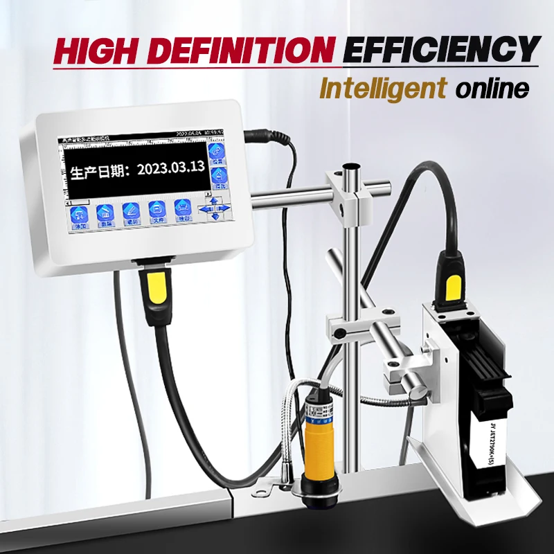 

Online Coding Machine Small Intelligent Assembly Line Coding Machine Automatic Production Date Bag Bottle Cap Inkjet Printer