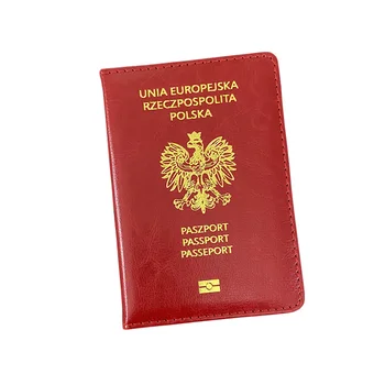 Porta passaporto Polonia Unia Europejska Rzeczpospolita Polska Custodia per passaporto Portafoglio da viaggio Custodia Paszport