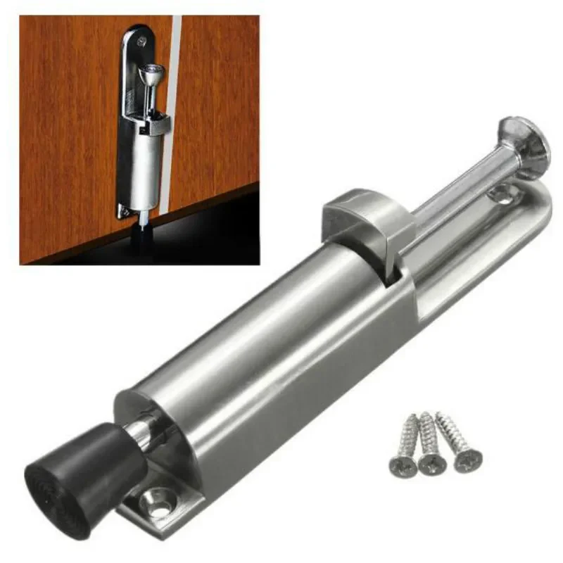 Calha de Freio de pé para Dobrar Durável Decoração para Casa Suporte para Porta Resistente wf