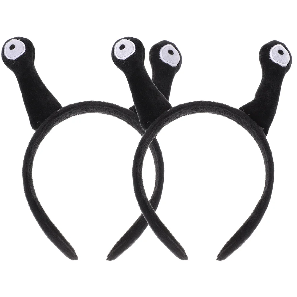 

2 Pcs Snail Tentacle Headband Party Supplies Cosplay Headbands Hair Hoops Tie Prom Masquerade Plastic Antenna Child Tiara