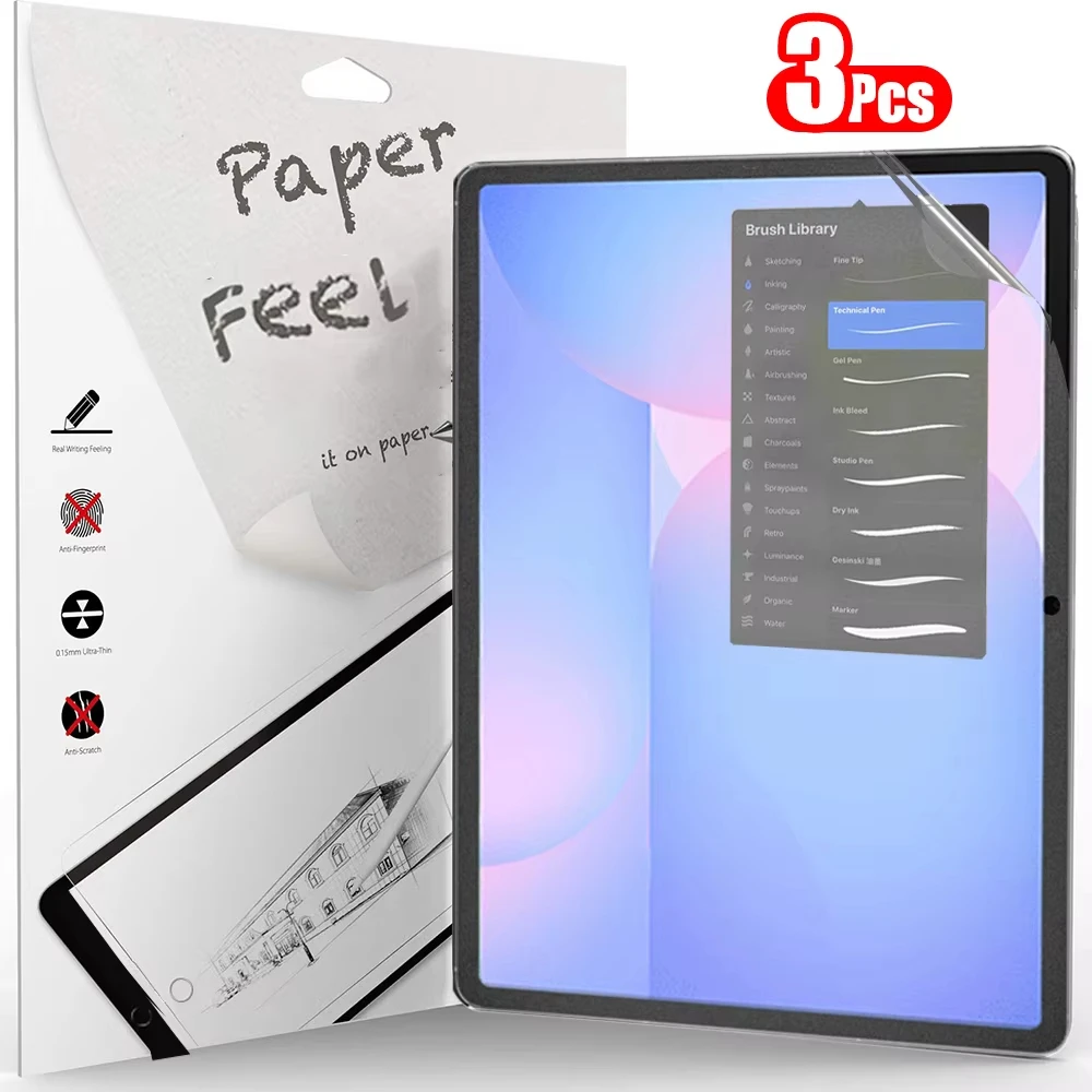 3PCS Paper Feel Screen Protector For Samsung Galaxy Tab S10