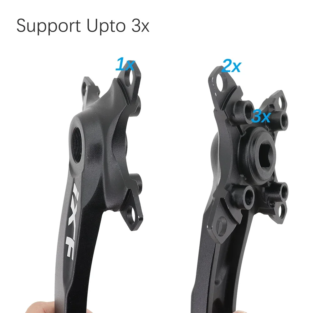 IXF MTB Crankset square Bike Crank 104bcd Deckas chainring 170mm