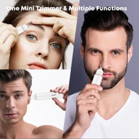 Sejoy Nose Hair Trimmer Men Women USB Rechargeable Waterproof Portable Ear Hair Trimmer Professional Facial Hair Trimmer 1