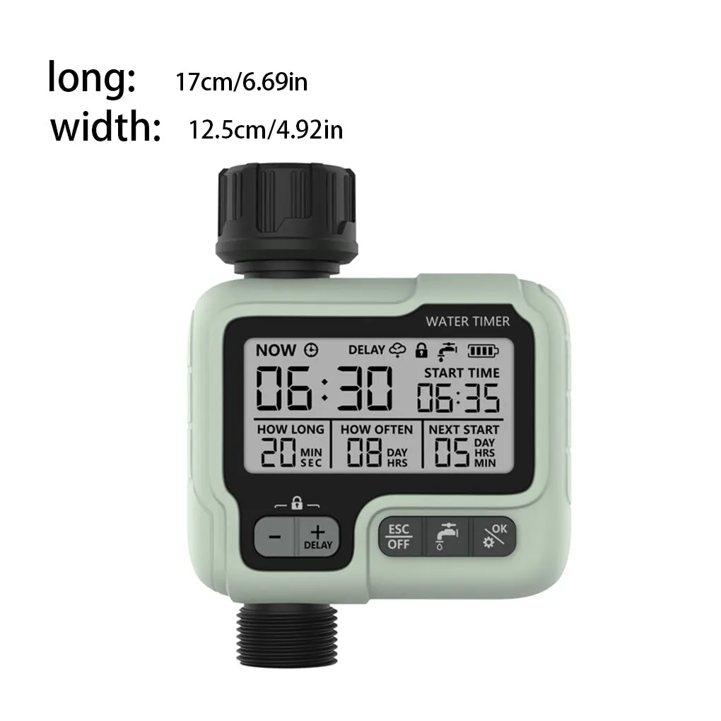 HCT-322 Automatic Water Timer Garden Digital Irrigation Machine Intelligent Sprinkler Used Outdoor to Save Water&Time 6