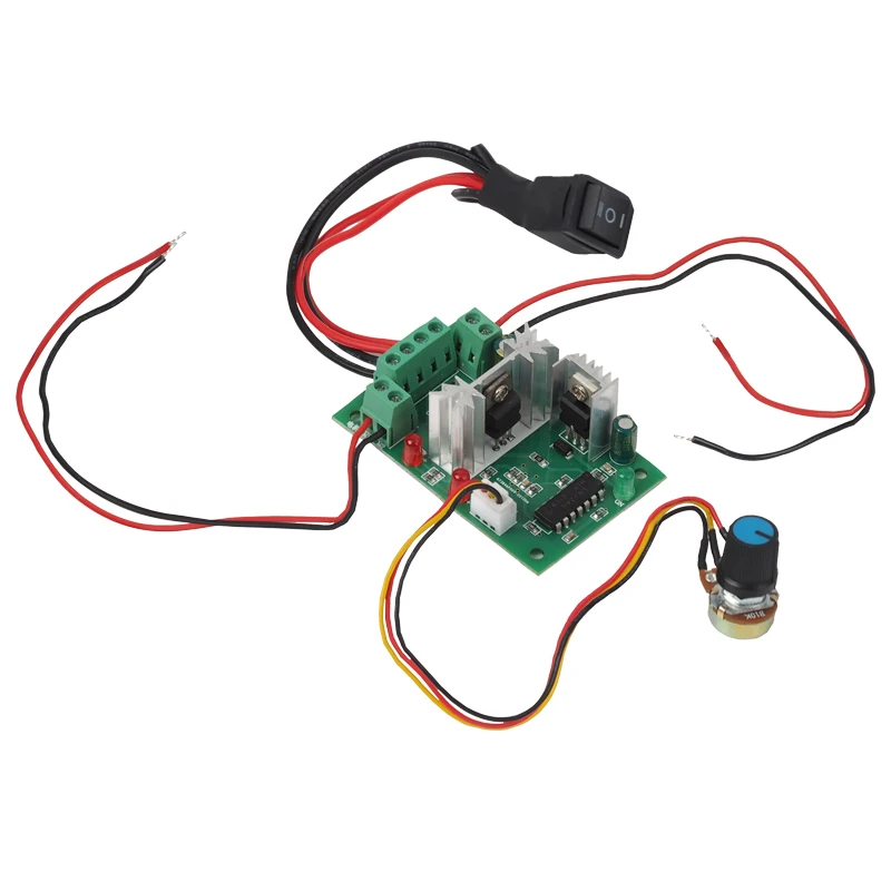 Description Picture 6 of itemBrushed DC Motor Controller 12V24V Forward And Reverse Switching Speed Adjustable Maximum Output Power 150W Current Regulator