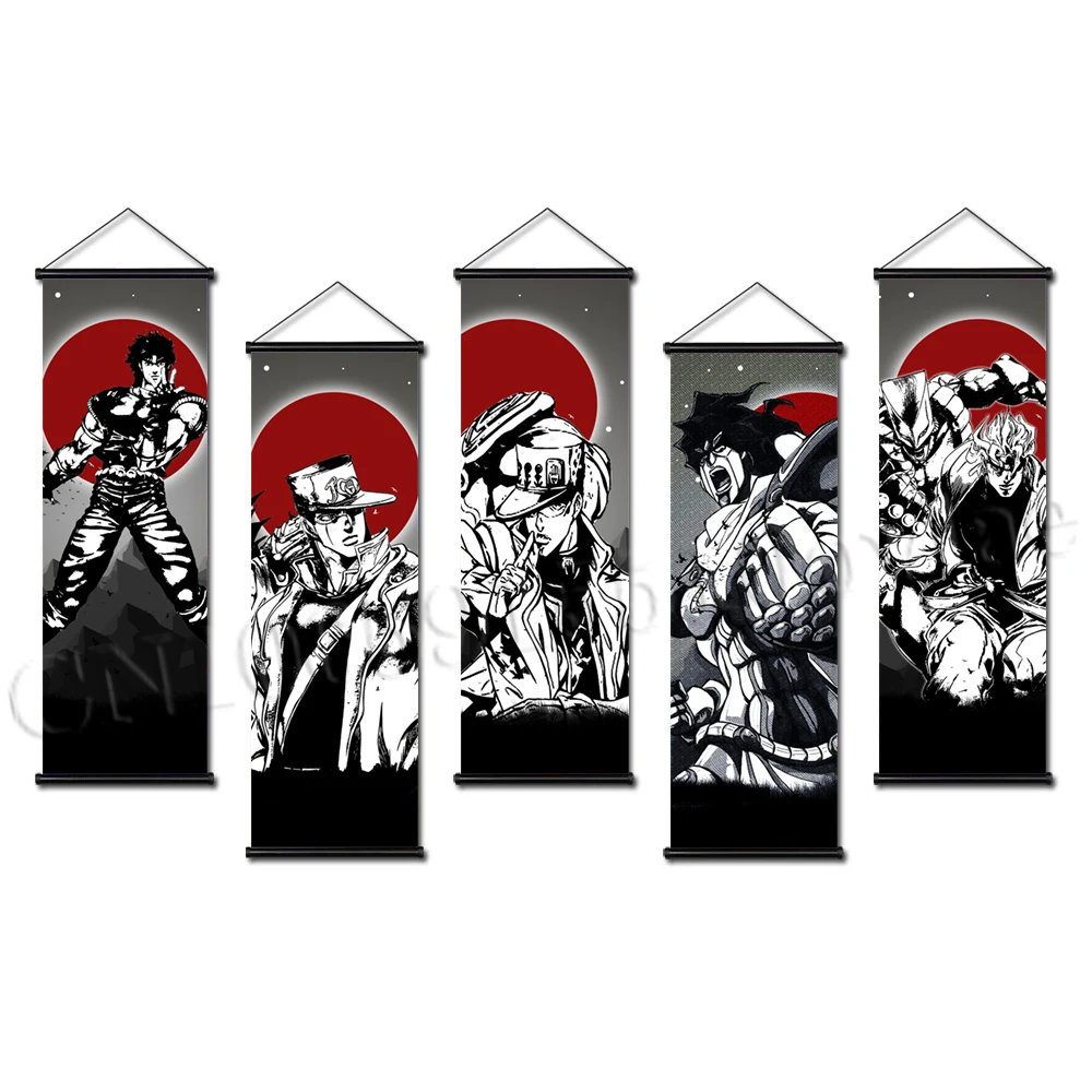 

HD Pint JoJo's Bizarre Adventure Posters Canvas Classic Wall Artwork Painting Hanging Scrolls Modular Picture Home Room Decor