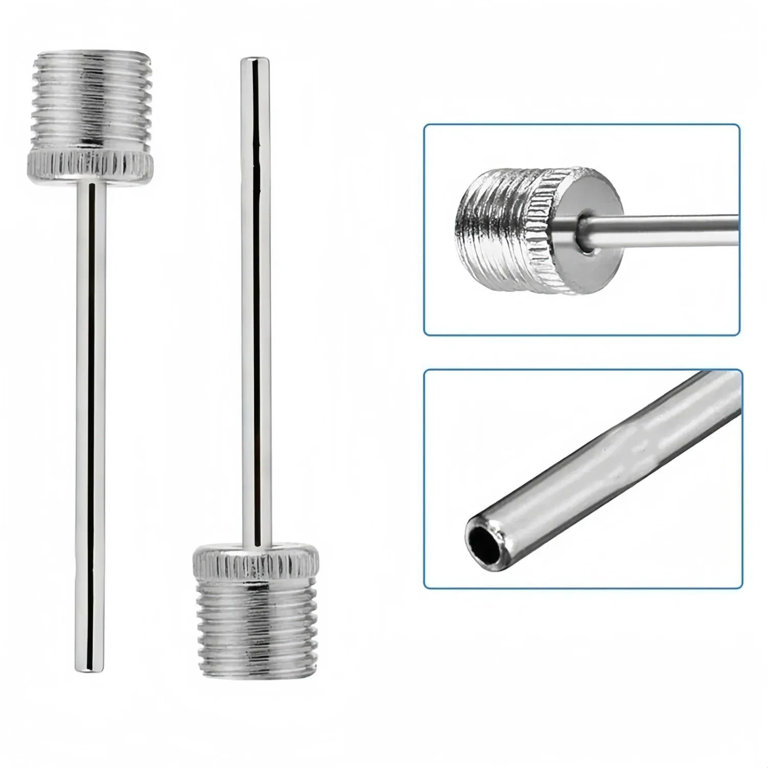 5-20pcs Sport Ball Inflating Pump Needle for Football Basketball Soccer Inflatable Air Valve Adaptor Stainless Steel Pump Pin