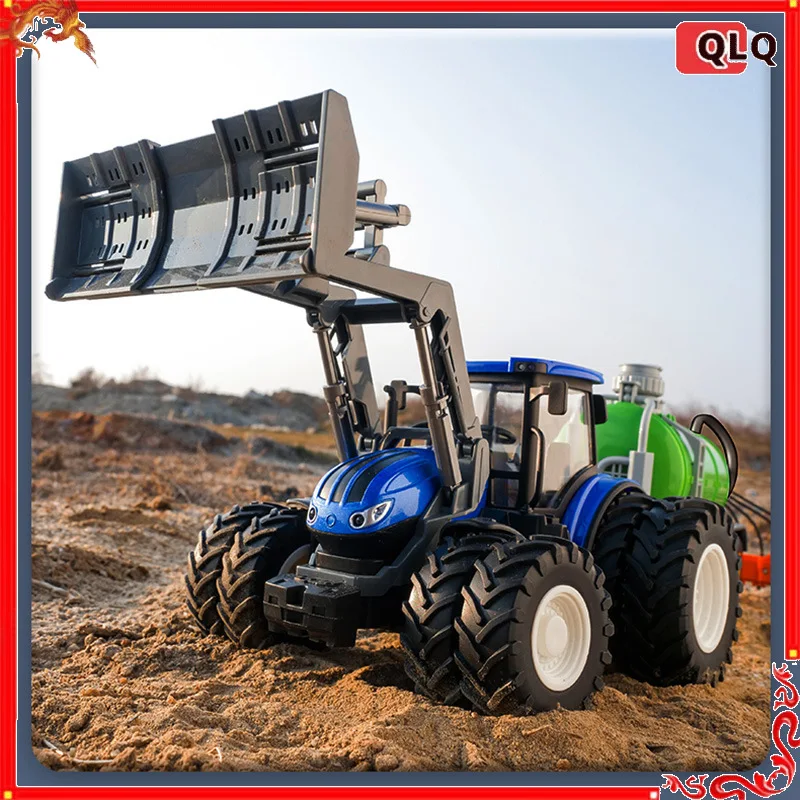 Farmer Remote Control Tractor Simulation Toy - Engineering Construction Tillage Machine
