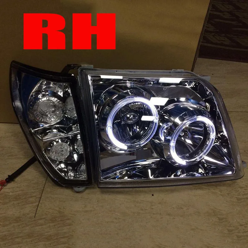 LED ヘッドライトヘッドランプトヨタランドクルーザープラド LC90 FJ90