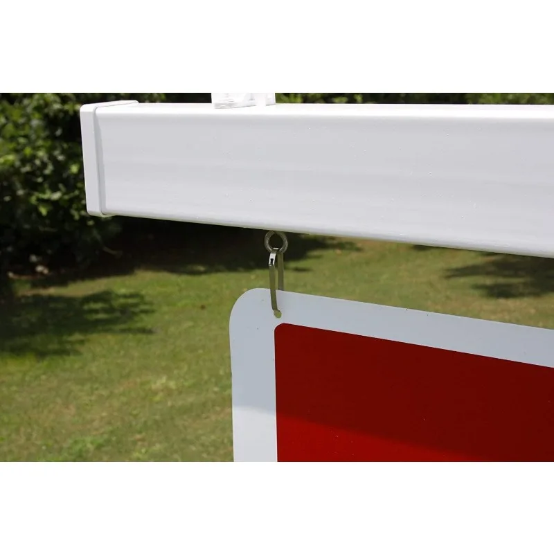 Vinyl PVC Real Estate Sign Post - White - 5' Tall Post (5 Pack – Save $27.00) 4